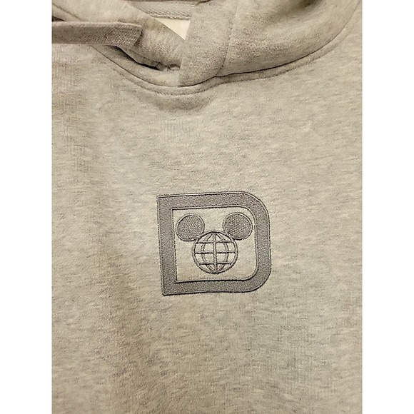 NWT Disney Parks Walt Disney World Castle Gray Hoodie Sweatshirt XXL - Picture 2 of 7